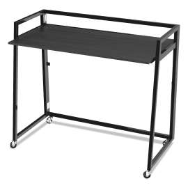 Alera - Alera Series Black Quick Assemble Computer Workstation