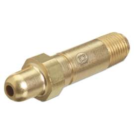 Regulator Inlet Nipples, Air, 1/4 in (NPT), 2 1/2", Brass, CGA-346