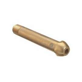 Regulator Inlet Nipples w/ Filter, Oxygen, 1/4"(NPT), 2 1/2", Brass, CGA-540