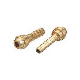 Barbed Hose Nipples, 200 PSIG, Brass, 3/8 in