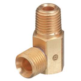 Brass Hose Adaptors, Male/Male, B-Size, LH