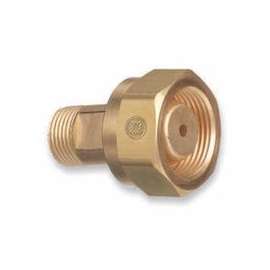 Brass Cylinder Adaptors,CGA-520 B Tank Acetylene To CGA-300 Commercial Acetylene