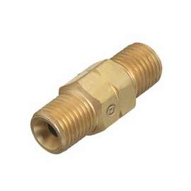 Hose Couplers, 200 psi, Brass, D-Size, Acetylene/Fuel Gases