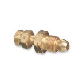 Brass Cylinder Adaptors, From CGA-510 POL Acetylene To CGA-520 "B" Tank