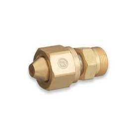 Brass Cylinder Adaptors, From CGA-300 Commercial Acetylene To CGA-520 "B" Tank