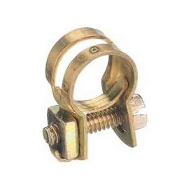 Hose Clamps, Brass, 3/8 in Hose