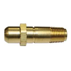 Regulator Inlet Nipples, Butane; Propane, 1/4 in (NPT), 2 1/16", Brass, CGA-555