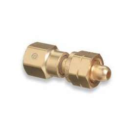Brass Cylinder Adaptors, From CGA-555 Propane (LqW) To CGA-580 Nitrogen