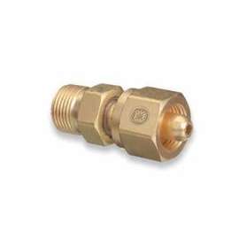 Brass Cylinder Adaptors, From CGA-346 Air To CGA-540 Oxygen