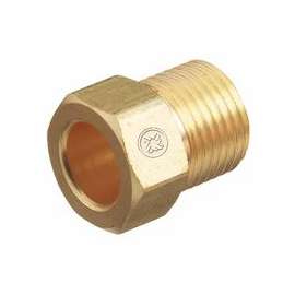 Inert Arc Nuts, Brass, Hex, B-Size, 5/8 in - 18, Water