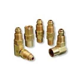 Inert Arc Hose & Torch Adapters, Brass, Straight, Male/Female, RH to RH