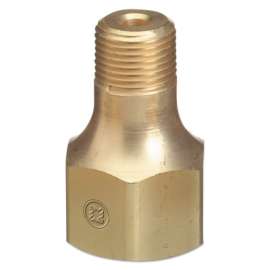 Male NPT Outlet Adapters for Manifold Pipelines, Acetylene/Butane/Propane, 1/4"