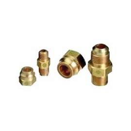 Brass SAE Flare Tubing Connections, Adapter, 500 PSIG, CGA-165 to 1/4 in NPT(M)