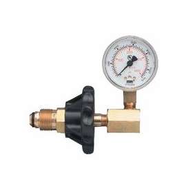 Cylinder Pressure Testing Gauges, Oxygen, Brass, CGA-540