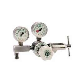 M1 Series Flow Gauge Regulators, Oxygen, 2-15 LPM, CGA-870 Yoke, 3,000 psi inlet