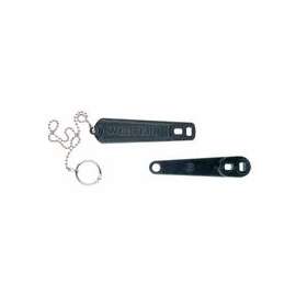 Cylinder Wrenches, For Oxygen Cylinders, Plastic, With Security Chain