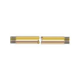 Threaded Pipe Nipples, Nipple, 3,000 PSIG, Brass Alloy 360, 4 in, 1/2 in (NPT)