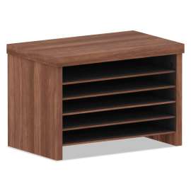 Alera Valencia Series Under-Counter File Organizer, 15 3/4w x 9 7/8d x 10 7/8h, Modern Walnut