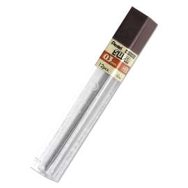 Super Hi-Polymer Lead Refills, 0.3mm, HB, Black, 12/Pack