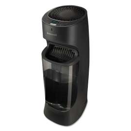 Top Fill Tower Cool Mist Humidifier, 1.7 gal, 9.8w x 8.7d x 24.7h, Black