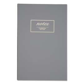Workstyle Notebook, 1 Subject, Wide/Legal Rule, Gray Cover, 8.5 x 5.5, 80 Pages