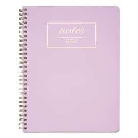 Workstyle Notebook, 1 Subject, Wide/Legal Rule, Lavender Cover, 9.5 x 7.25, 80 Pages