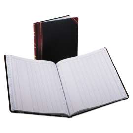 Columnar Accounting Book, 8 Column, Black Cover, 150 Pages, 10 1/8 x 12 1/4