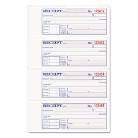 TOPS 2-Part Hardbound Receipt Book, 7 x 2 3/4, w/Carbon, 300 Set/Book