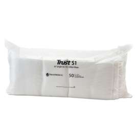 Single-Use Microfiber Mop Heads, 16", White, 50/Pack