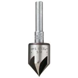 Rose Pattern Countersink Drill Bits, 3/4 in Cutting Dia, HSS Countersink