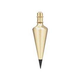 Brass Plumb Bobs, 8 oz, Hardened Steel/Brass