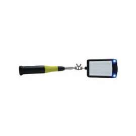 Telescoping Lighted Inspection Mirrors, 2 in x 3 in, 12 1/4 in-33 in L