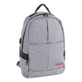 Sterling Slim Business Backpack, Holds Laptops 15.6", 5.5" x 5.5" x 18", Gray