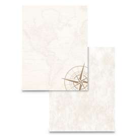Pre-Printed Paper, 24lb, 8.5 x 11, Tan, 50/Pack