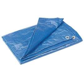 PLASTIC PRINCE 16' x 20' Blue Poly Tarp