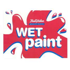 TV 50PK Wet Paint Signs