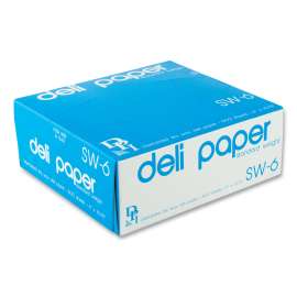 Interfolded Deli Sheets, 6" x 10 3/4", 500 Sheets/Box, 12 Boxes/Carton
