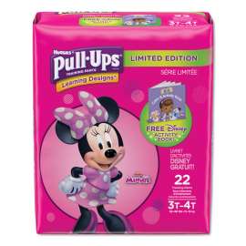 Pull-Ups Learning Designs Potty Training Pants for Girls, Size 3T-4T, 22/Pack