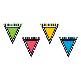 Bold Strokes Classic Accents Variety Pack, Pennants, Assorted, 6" x 7.88"