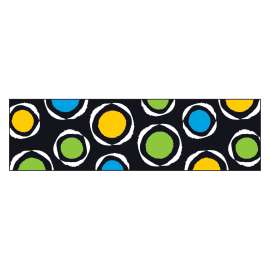 Bolder Borders, 2 3/4" x 42", Bold Strokes Circles, Assorted