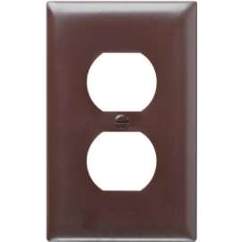 BRN 1G 1DPLX Wall Plate