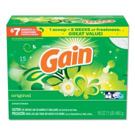 Powder Laundry Detergent, Original Scent, 16 oz Box, 6/Carton