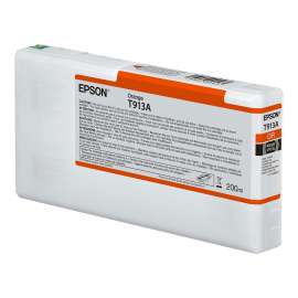 T913A00 (T913) UltraChrome HDX Ink, 200 mL, Orange