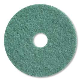 Twister Floor Pad, 16" Diameter, Green, 2/Carton