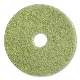 Twister Floor Pad, 15" Diameter, Yellow, 2/Carton