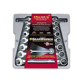 8 Pc. Combination Ratcheting Wrench Sets, Inch