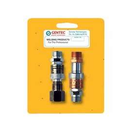 Quick Connector Sets, Hose-to-Hose Connector Set, 145 psi, Fuel/Oxygen
