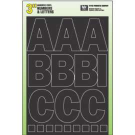 3" BLK Numb/Letter Set