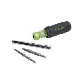 6-IN-1 Multi-Tools, #1;#2, 5/16;1/4" Opening, 3/16;1/4" Tip Width, 7 1/2" Long