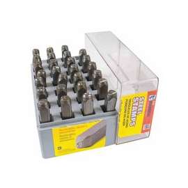 Standard Steel Hand Stamp Sets, 1/2 in, 0 thru 8